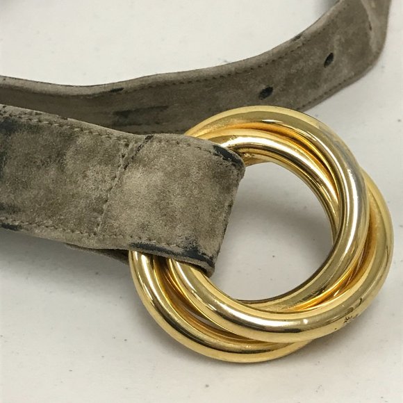 Salvatorre Ferragamo belt buckle gold made in Italy